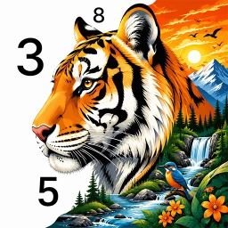 Symbol von Magical Animal Coloring Book
